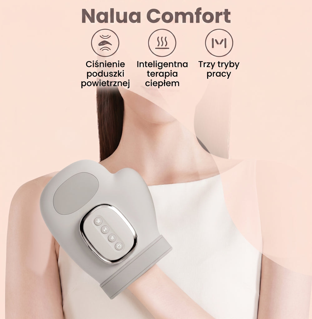Nalua Comfort — Rękawica z Ciepłem i Masażem Dłoni